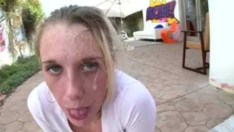 Swallowed.com: Bubble butt girl Alyssa Cole hard drool