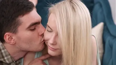 SheIsNerdy - Shaved Polly White & Mark Crow close up anal sex